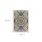 Homeroots 9 x 12 ft. Gray & Blue Floral Indoor & Outdoor Area Rug 388352 - alternate 2